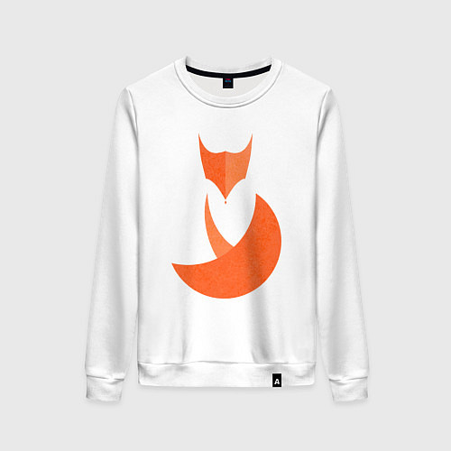 Женский свитшот Minimal Fox / Белый – фото 1