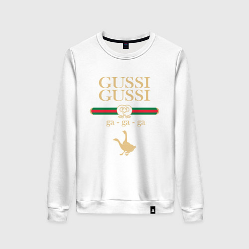 Женский свитшот GUSSI GUSSI Fashion / Белый – фото 1