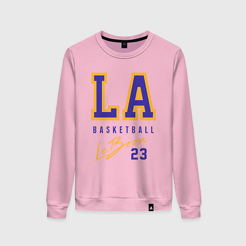 Женский свитшот Lebron 23: Los Angeles / Светло-розовый – фото 1