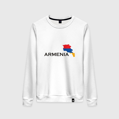 Женский свитшот Armenia / Белый – фото 1