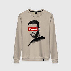 Свитшот хлопковый женский Kreed Supreme, цвет: миндальный