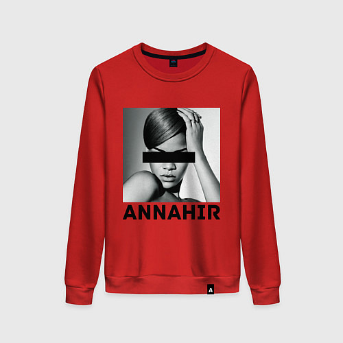 Женский свитшот Rihanna / Красный – фото 1