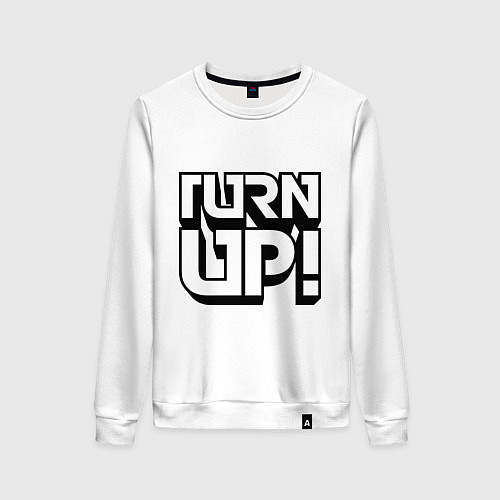 Женский свитшот Turn UP! / Белый – фото 1