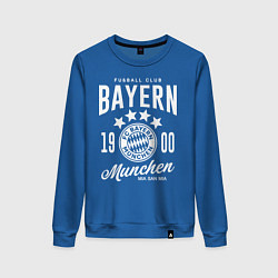 Свитшот хлопковый женский Bayern Munchen 1900, цвет: синий