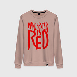 Женский свитшот Manchester is Red