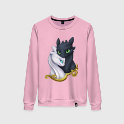 Женский свитшот Дневная и ночная фурия