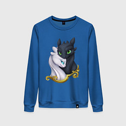 Женский свитшот Дневная и ночная фурия