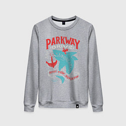Свитшот хлопковый женский Parkway Drive: Unbreakable, цвет: меланж