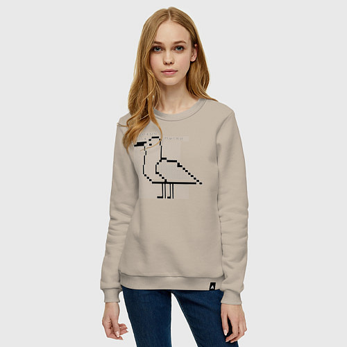 Женский свитшот Запускаем гуся, работяги / Миндальный – фото 3