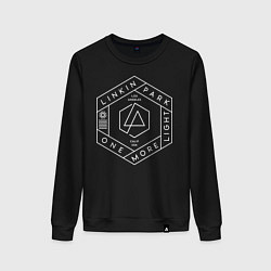 Свитшот хлопковый женский Linkin Park: One More Light, цвет: черный