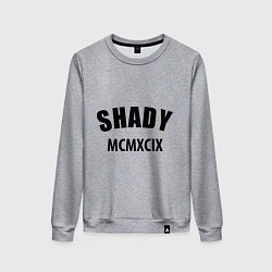 Свитшот хлопковый женский Shady MCMXCIX, цвет: меланж