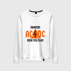Женский свитшот AC/DC: High Voltage