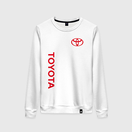 Женский свитшот TOYOTA / Белый – фото 1