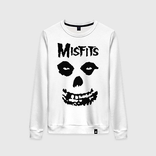 Женский свитшот Misfits Face / Белый – фото 1