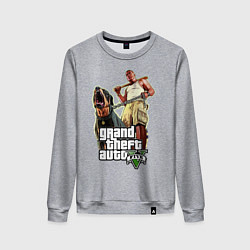 Женский свитшот GTA 5: Man & Dog