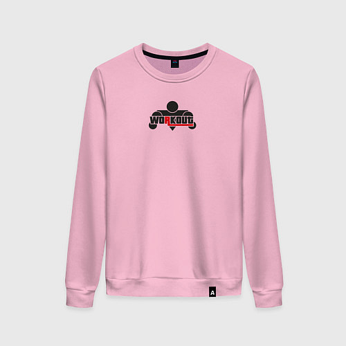 Женский свитшот WorkOut: GTA V Style / Светло-розовый – фото 1