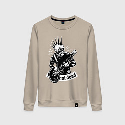 Женский свитшот Punks not dead - motto