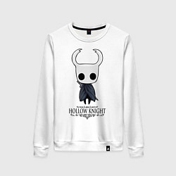 Свитшот хлопковый женский Hollow Knight, цвет: белый