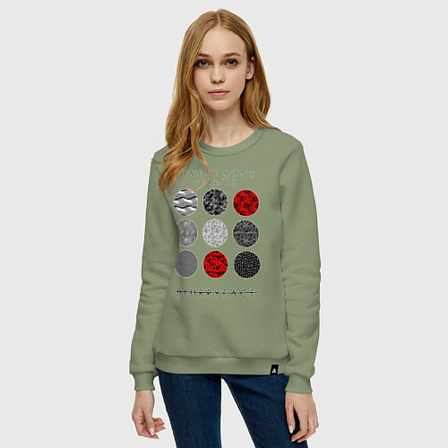 Женский свитшот TOP: Blurryface / Авокадо – фото 3