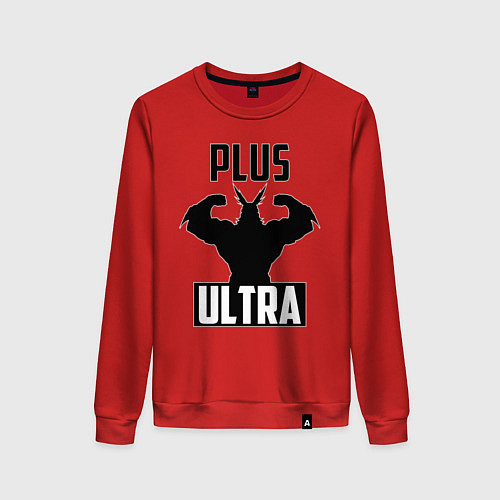 Женский свитшот PLUS ULTRA черный / Красный – фото 1