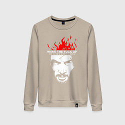 Свитшот хлопковый женский SAMURAI KEANU REEVES, цвет: миндальный