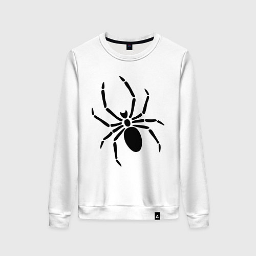 Женский свитшот Страшный паук / Белый – фото 1