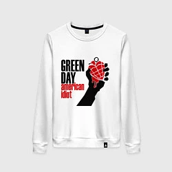 Женский свитшот Green Day: American idiot