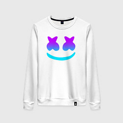 Свитшот хлопковый женский MARSHMELLO, цвет: белый