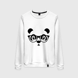 Женский свитшот Панда в очках
