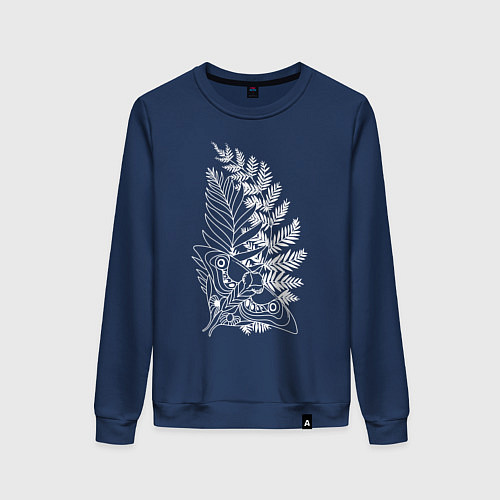 Женский свитшот ОДНИ ИЗ НАС 2 / Тёмно-синий – фото 1