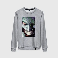 Свитшот хлопковый женский Joker, цвет: меланж