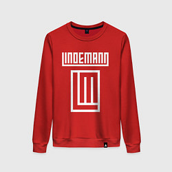 Свитшот хлопковый женский LINDEMANN, цвет: красный