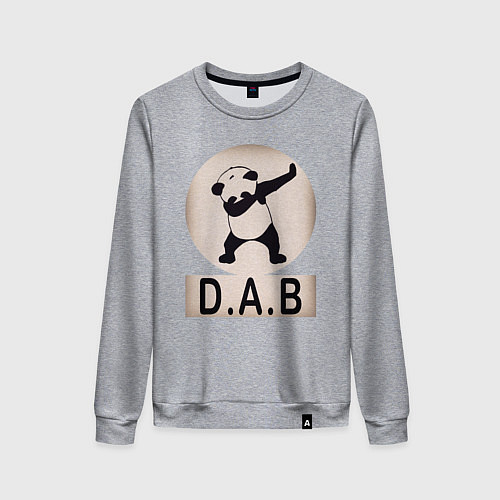 Женский свитшот DAB Panda / Меланж – фото 1