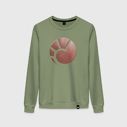 Свитшот хлопковый женский MINMATAR, цвет: авокадо