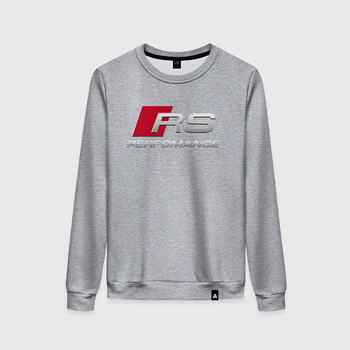 Женский свитшот AUDI RS / Меланж – фото 1