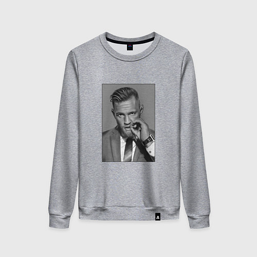 Женский свитшот Conor McGregor / Меланж – фото 1