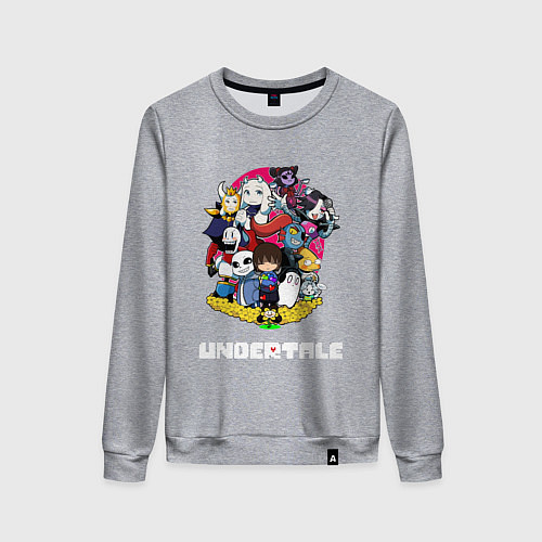Женский свитшот UNDERTALE / Меланж – фото 1