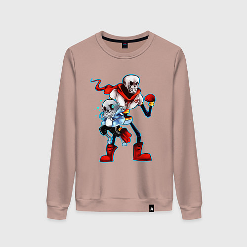 Женский свитшот UNDERTALE / Пыльно-розовый – фото 1