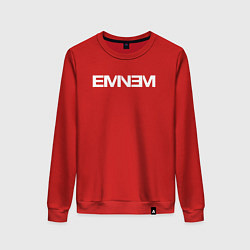 Свитшот хлопковый женский EMINEM, цвет: красный