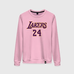 Свитшот хлопковый женский Kobe Bryant, цвет: светло-розовый