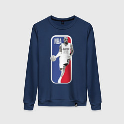 Свитшот хлопковый женский NBA Kobe Bryant, цвет: тёмно-синий