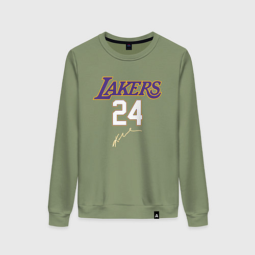Женский свитшот LA LAKERS / Авокадо – фото 1