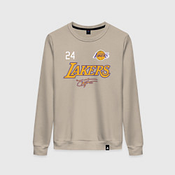 Свитшот хлопковый женский KOBE BRYANT АВТОГРАФ, цвет: миндальный
