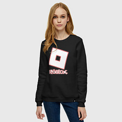 Свитшот хлопковый женский ROBLOX, цвет: черный — фото 2