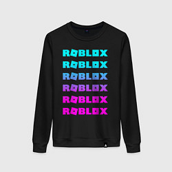 Свитшот хлопковый женский ROBLOX, цвет: черный