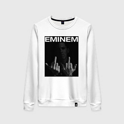 Свитшот хлопковый женский EMINEM, цвет: белый