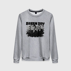 Свитшот хлопковый женский GreenDay, цвет: меланж