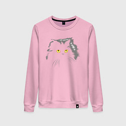 Женский свитшот Грозовой, кошак пушистый
