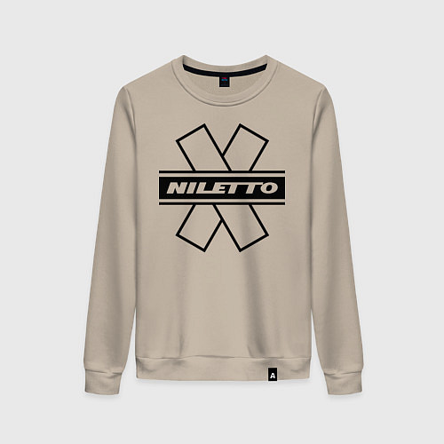 Женский свитшот NILETTO / Миндальный – фото 1