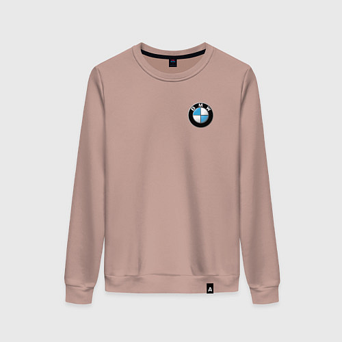 Женский свитшот BMW / Пыльно-розовый – фото 1